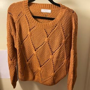 ELODIE cropped knit sweater SM BRAND NEW $35